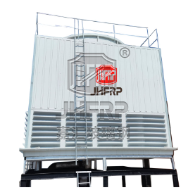 工业型高温玻璃钢冷却塔如何消除噪音？